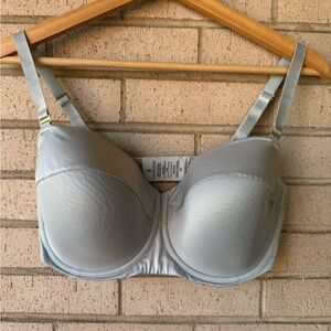 ThirdLove Matte and Shine Balconette Underwire Bra Sky Blue Sz 36F